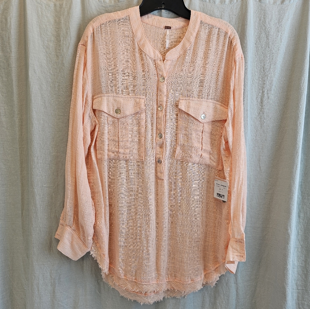 Free People Popover Blouse NWT